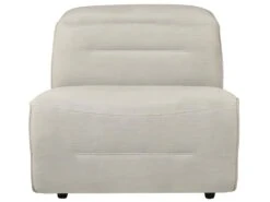 Chauffeuse Fixe Pour Modulable En Tissu SYMPOSION - Gris Chiné -Fauteuil Boutique canape 414231