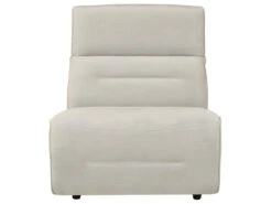 Chauffeuse Fixe Pour Modulable En Tissu SYMPOSION - Gris Chiné -Fauteuil Boutique canape 414233