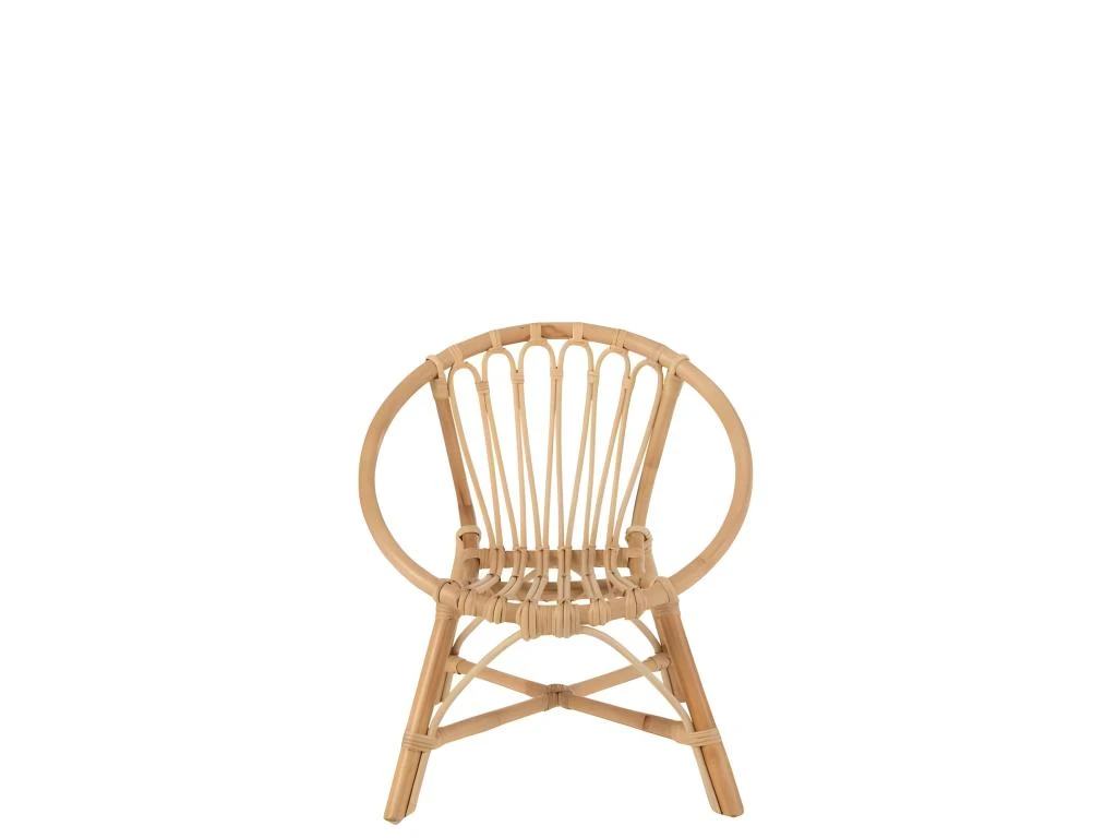 Chaise Enfant En Rotin "Ellen" 52cm Naturel 2 Chaise Enfant En Rotin "Ellen" 52cm Naturel – Image 2