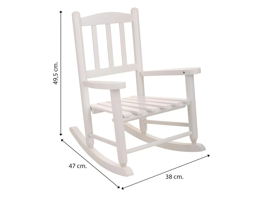Chaise à Bascule Pour Enfants En Bois De Peuplier Miel 8 Chaise à Bascule Pour Enfants En Bois De Peuplier Miel – Image 8
