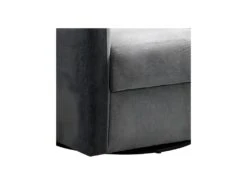 Fauteuil Cabriolet Pivotant Tissu Gris Clair/Foncé - JACQUES -Fauteuil Boutique fauteuil 11127613