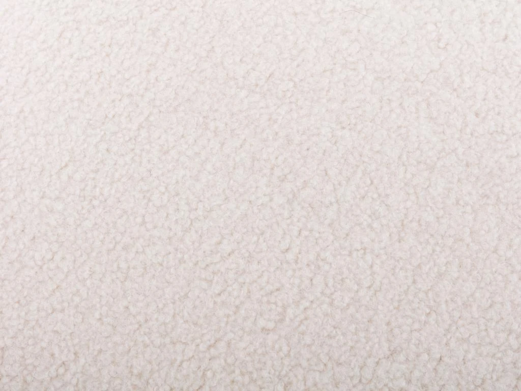 Fauteuil En Tissu Bouclette Crème KAHINA 8 Fauteuil En Tissu Bouclette Crème KAHINA – Image 8