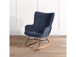 Fauteuil à Bascule Allaitement Scandinave Chaise Loisir Et Repos En Tissu Avec Pieds En E' Bois Métal Pour Salon, Chambre, Le Balcon 10 Fauteuil à Bascule Allaitement Scandinave Chaise Loisir Et Repos En Tissu Avec Pieds En E' Bois Métal Pour Salon, Chambre, Le Balcon -Fauteuil Boutique fauteuil 11510077