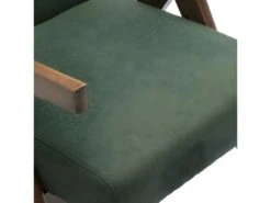 WARREN - Fauteuil Lounge En Tissu Sauge Et Bois Teinté Noyer Gris 8 WARREN - Fauteuil Lounge En Tissu Sauge Et Bois Teinté Noyer Gris -Fauteuil Boutique fauteuil 11576301