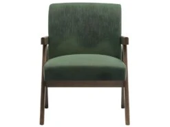 WARREN - Fauteuil Lounge En Tissu Sauge Et Bois Teinté Noyer Gris 9 WARREN - Fauteuil Lounge En Tissu Sauge Et Bois Teinté Noyer Gris -Fauteuil Boutique fauteuil 11576303