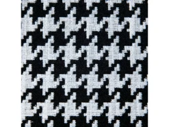 Fauteuil De Salon En Tissu à Carreaux Blanc Et Noir MOLDE -Fauteuil Boutique fauteuil 11709489