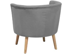 Fauteuil Club En Tissu Gris Clair ODENZEN -Fauteuil Boutique fauteuil 11709801