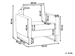 Fauteuil Gris VIND -Fauteuil Boutique fauteuil 11709947
