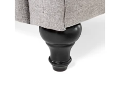 Fauteuil En Tissu Gris Clair CHESTERFIELD -Fauteuil Boutique fauteuil 12110189