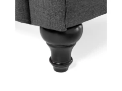 Fauteuil En Tissu Gris CHESTERFIELD -Fauteuil Boutique fauteuil 12110299