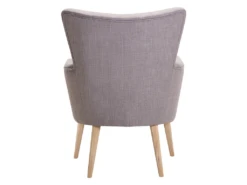 Fauteuil De Salon En Tissu Gris ANGEN -Fauteuil Boutique fauteuil 12110691