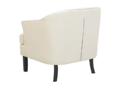 Fauteuil En Tissu Tapissé Beige ELVERUM -Fauteuil Boutique fauteuil 12158051