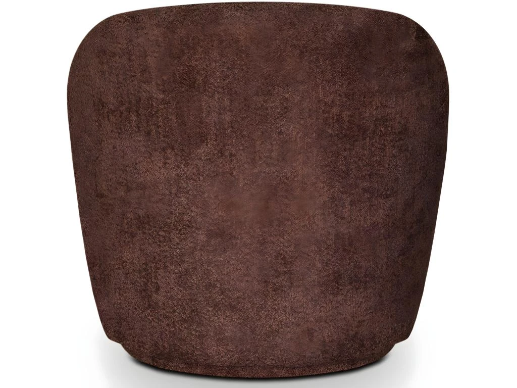 Fauteuil En Tissu Bouclette Terracotta - Rondo 4 Fauteuil En Tissu Bouclette Terracotta - Rondo – Image 4