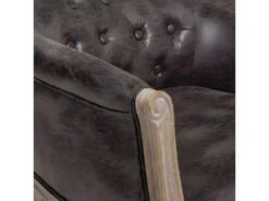 Fauteuil Rembourré En Bois 61x61x71 Cm -Fauteuil Boutique fauteuil 12343747