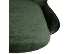 ALVIN - Fauteuil Lounge, Tissu Chenillé Sauge Et Pieds Noir Mat -Fauteuil Boutique fauteuil 12582549