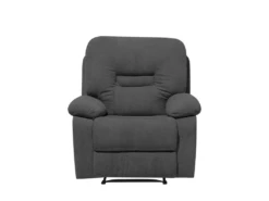Fauteuil Inclinable En Tissu Gris BERGEN -Fauteuil Boutique fauteuil 12871069