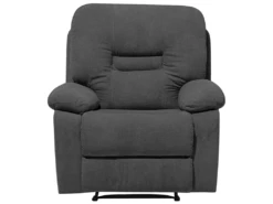 Fauteuil Inclinable En Tissu Gris BERGEN -Fauteuil Boutique fauteuil 12871071