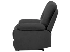 Fauteuil Inclinable En Tissu Gris BERGEN -Fauteuil Boutique fauteuil 12871073