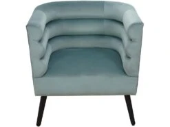 Fauteuil En Velours Amélia Vert De Gris -Fauteuil Boutique fauteuil 12897793