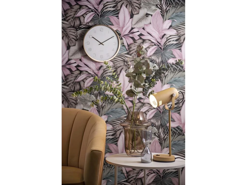 Fauteuil En Velours Pieds En Bois Bicolores Royal Ocre 2 Fauteuil En Velours Pieds En Bois Bicolores Royal Ocre – Image 2