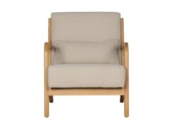 MARK - Fauteuil Scandinave Tissu Naturel -Fauteuil Boutique fauteuil 13272281