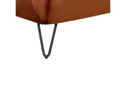 Joe Harper - Fauteuil Convertible En Velours - Couleur - Rouille -Fauteuil Boutique fauteuil 13288405