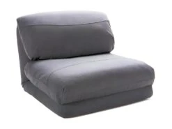 Nalo - Chauffeuse Convertible 1 Place En Tissu - Couleur - Gris Nuage