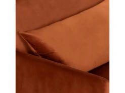 Belushi - Fauteuil Convertible En Velours - Couleur - Rouille -Fauteuil Boutique fauteuil 13390585