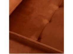 Belushi - Fauteuil Convertible En Velours - Couleur - Rouille -Fauteuil Boutique fauteuil 13390587