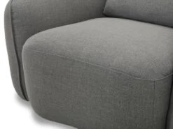 Fauteuil En Tissu Gris STEFIAN -Fauteuil Boutique fauteuil 13670367
