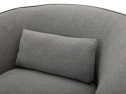 Fauteuil En Tissu Gris STEFIAN -Fauteuil Boutique fauteuil 13670369