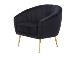 Fauteuil Design "Doreen" 88cm Noir