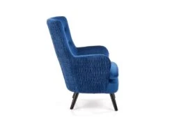 Fauteuil Rembourré En Velours 70 X 78 X 100 Cm - Bleu Foncé -Fauteuil Boutique fauteuil 14700845