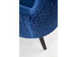 Fauteuil Rembourré En Velours 70 X 78 X 100 Cm - Bleu Foncé -Fauteuil Boutique fauteuil 14700851