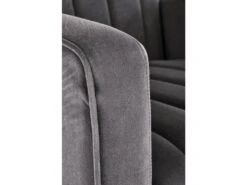 Fauteuil Rembourré En Velours 73 X 70 X 94 Cm - Gris -Fauteuil Boutique fauteuil 14701077