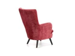 Fauteuil Rembourré En Velours 70 X 78 X 100 Cm - Rouge Foncé -Fauteuil Boutique fauteuil 14701581