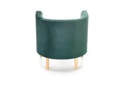 Fauteuil En Velours 66 X 58 X 41 Cm - Vert Foncé -Fauteuil Boutique fauteuil 14701701