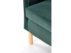 Fauteuil En Velours 66 X 58 X 41 Cm - Vert Foncé -Fauteuil Boutique fauteuil 14701707