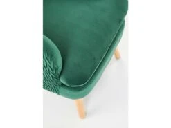 Fauteuil Rembourré En Velours 70 X 78 X 100 Cm - Vert Foncé -Fauteuil Boutique fauteuil 14702177
