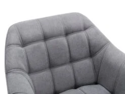 Fauteuil En Tissu Gris CASERTA -Fauteuil Boutique fauteuil 14801865