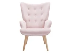 Fauteuil En Velours Rose VATELY -Fauteuil Boutique fauteuil 14811663