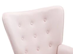 Fauteuil En Velours Rose VATELY -Fauteuil Boutique fauteuil 14811685