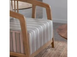 Fauteuil En Bois De Manguier Et Coton Térence -Fauteuil Boutique fauteuil 15716987