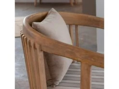 Fauteuil En Bois De Manguier Et Coton Térence -Fauteuil Boutique fauteuil 15716989