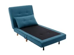 Fauteuil Convertible En Tissu Bleu URIBIA -Fauteuil Boutique fauteuil 15886335