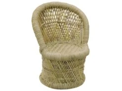Fauteuil Et Tabouret Pour Enfant En Roseau (Lot De 2) -Fauteuil Boutique fauteuil 15913791