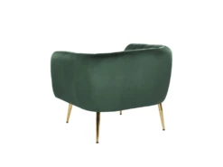 Fauteuil Club En Velours Vert LACONIA 11 Fauteuil Club En Velours Vert LACONIA -Fauteuil Boutique fauteuil 16192535