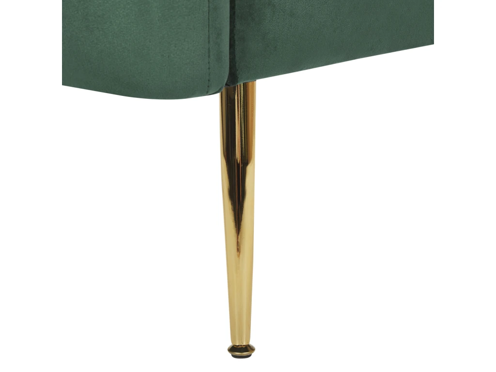 Fauteuil Club En Velours Vert LACONIA 7 Fauteuil Club En Velours Vert LACONIA – Image 7