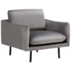Fauteuil En Velours Gris VINTERBRO