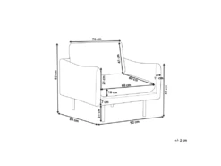 Fauteuil En Velours Gris VINTERBRO -Fauteuil Boutique fauteuil 16214859